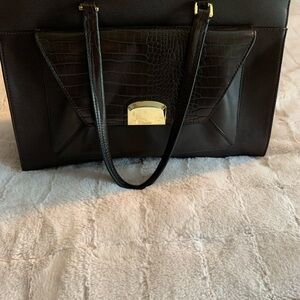 Elegant Brown Laptop Handbag